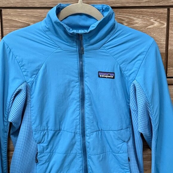 Patagonia Nano-Air Light Hybrid Jacket Size Medium Radar Blue - Picture 2 of 5